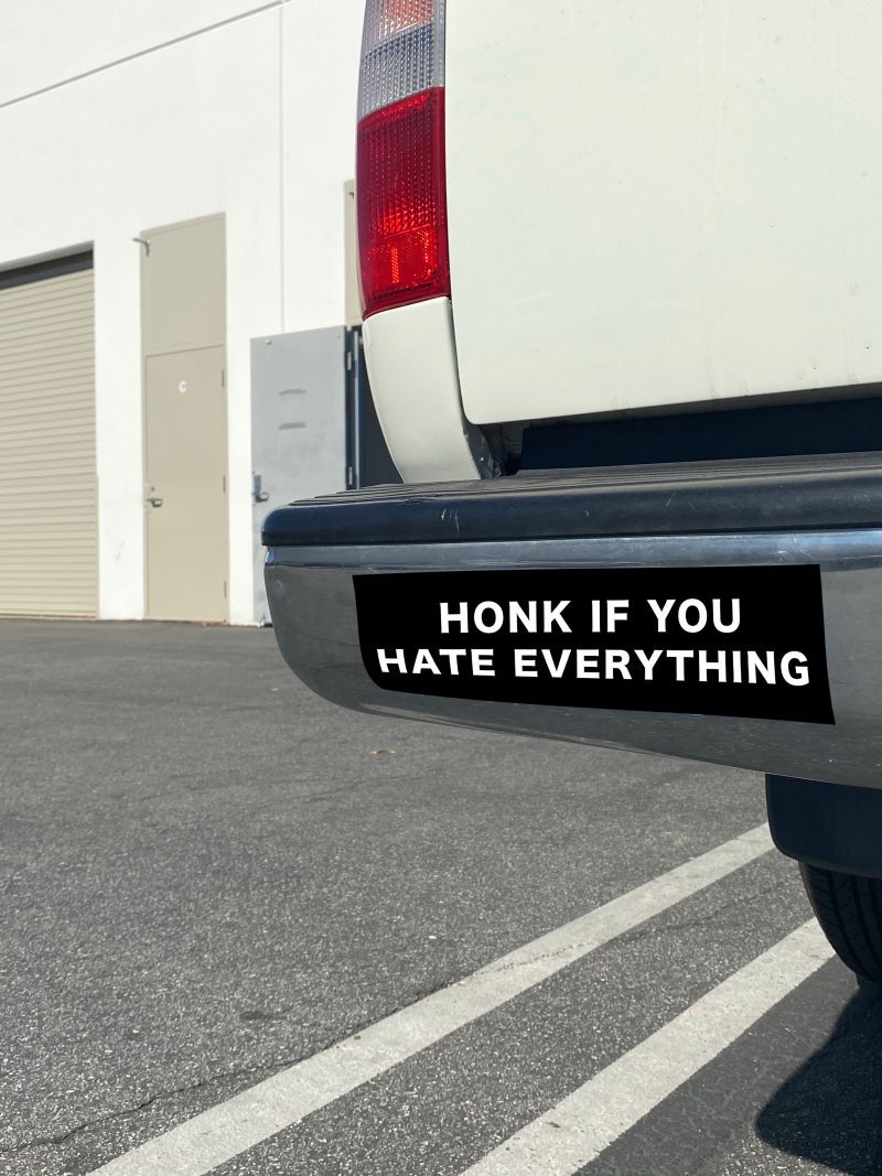 HONKHATEEVERYTHINGCAR