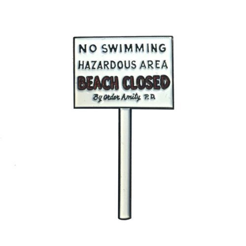 JAWS BEACH CLOSED PIN